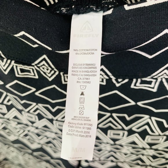 FIREFLY Size Medium Skookum Aztec Printed Leggings - Picture 3 of 5